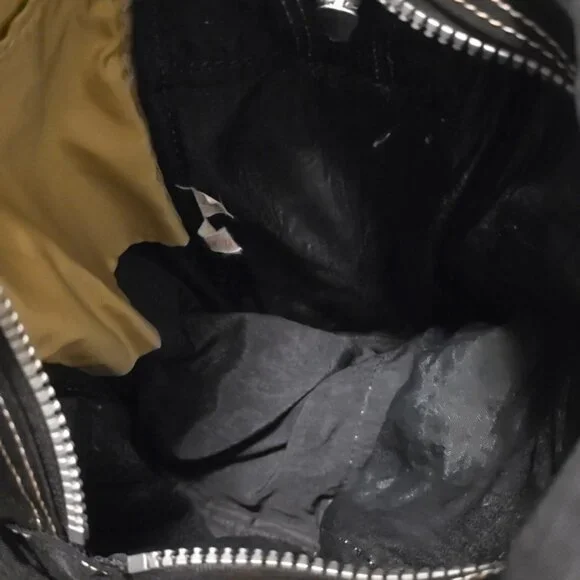 Vintage Kipling Mini Backpack | Y2K Black Crinkled Nylon (NO MONKEY KEYCHAIN) - Picture 12 of 14